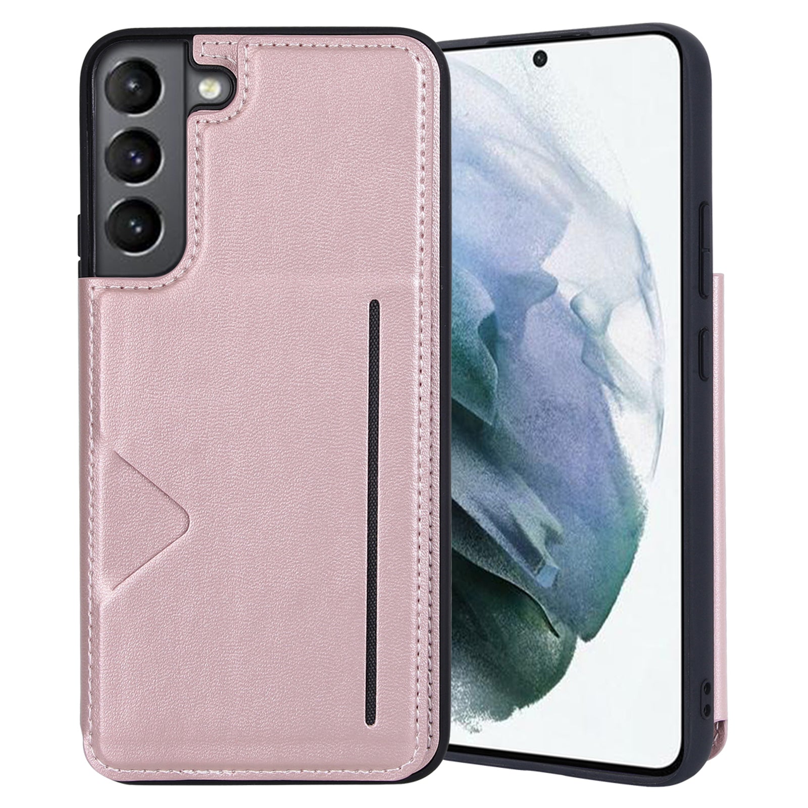 HANMAN Mika Series For Samsung Galaxy S23 PU Leather Coated TPU Protective Case Magnetic Card Slots Design Cell Phone Shell Cover HANMAN Mika Series For Samsung Galaxy S23 PU Leather Coated TPU Protective Case Magnetic Card Slots Design Cell Phone Shell Cover